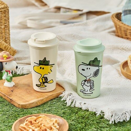 Đậu phộng Snoopy Scout Cách Nhiệt Cốc 453ml