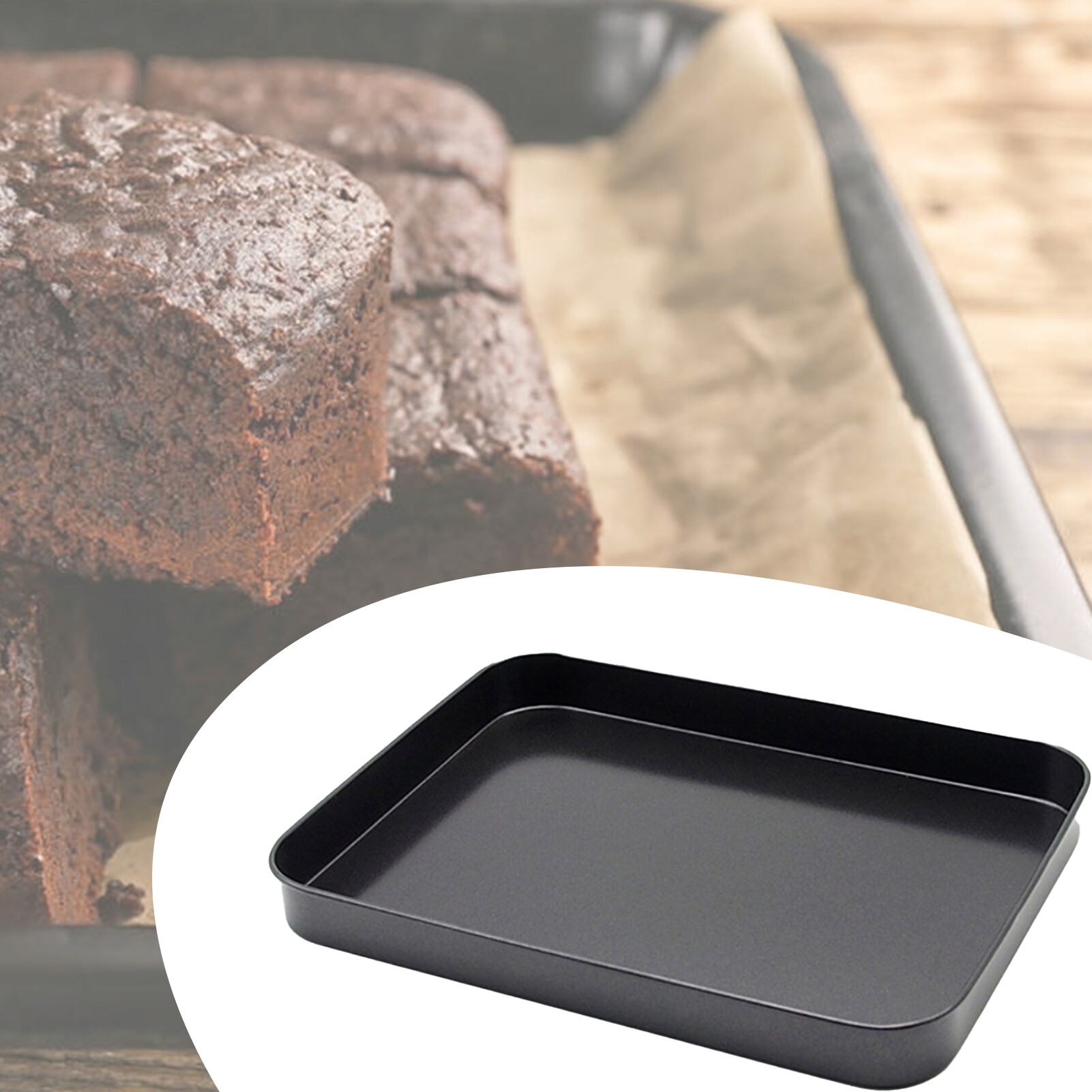 Baking Pan Stylish Non-stick High Carbon Steel Rectangular Carbon Steel Bread Baking Tray for Baking Pies Cakes Bread