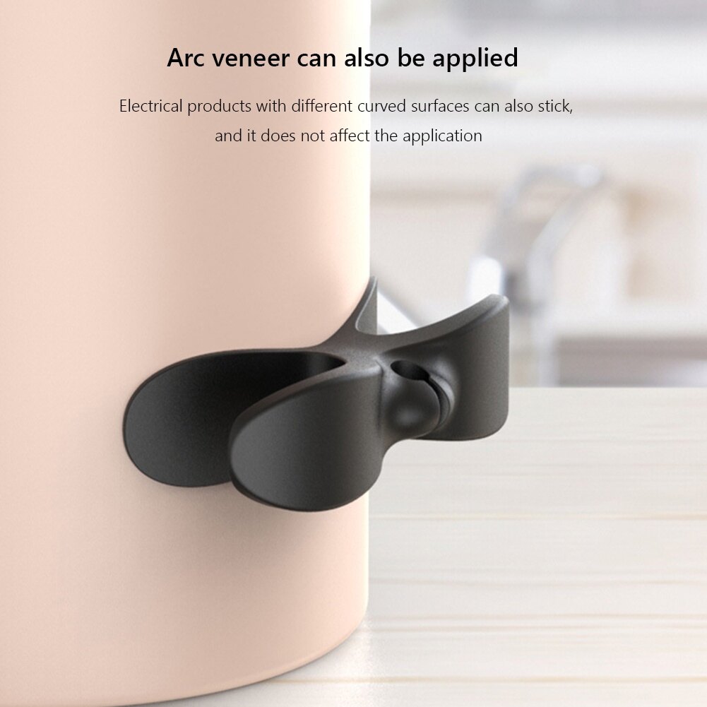 【 Happy-Store】kẹp Sắp Xếp Cáp Đa Năng Kẹp Cuộn Dây Cáp Kẹp Giữ Phích Cắm Kẹp Quản Lý Cáp