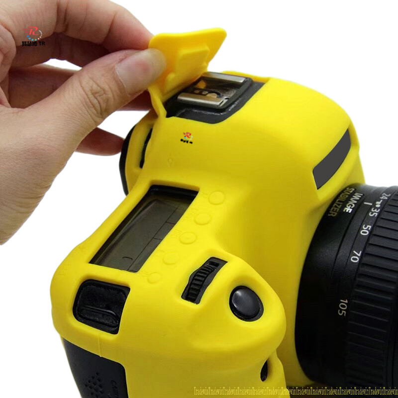 Vỏ máy ảnh bằng cao su silicon mềm cho Canon EOS 6D