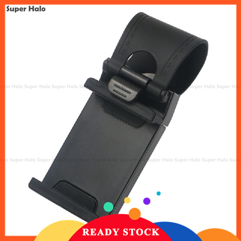 Car Holder Mini Air Vent Steering Wheel Clip Mount Cell Phone Mobile Holder Universal