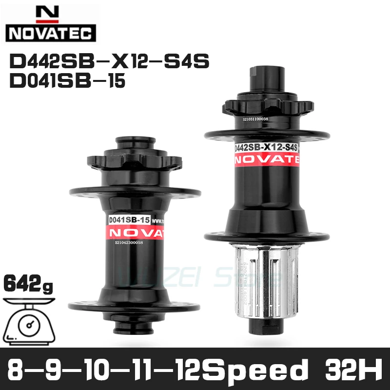 Novatec MTB Hub Sealed Bearing D041SB15 D442SBX12 8/9/10/11/12 Speed