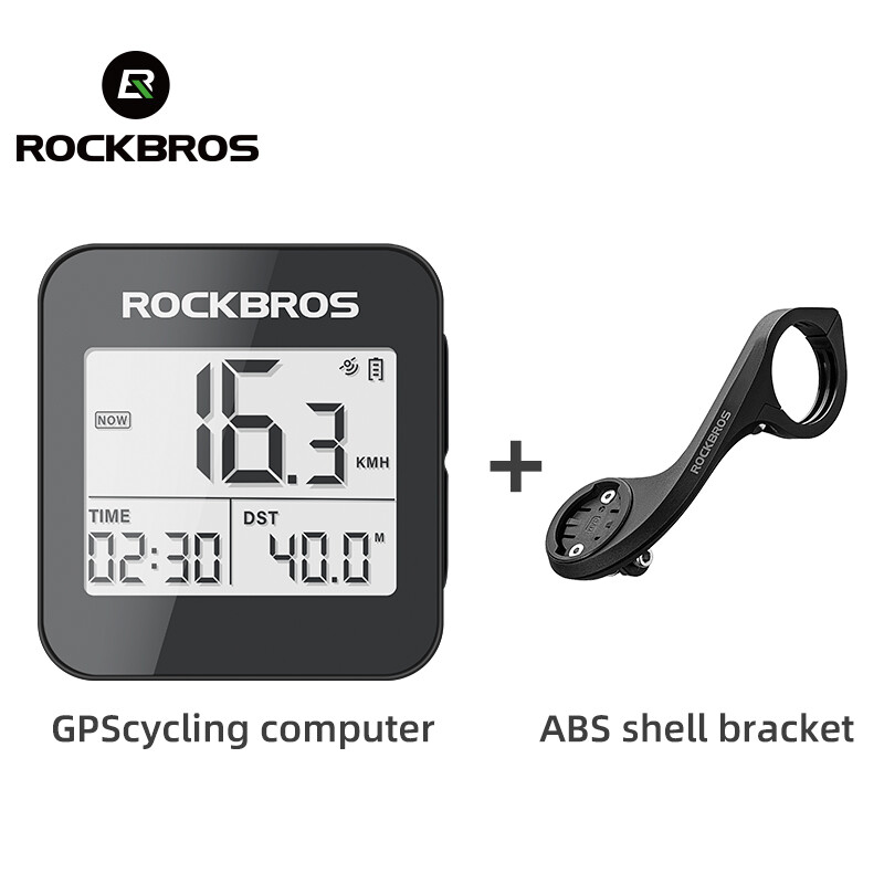 ROCKBROS Bicycle Computer GPS Speedometer MTB Road IPX6 Waterproof Automatic Record Speed Cycling Display Odometer Bike Computer