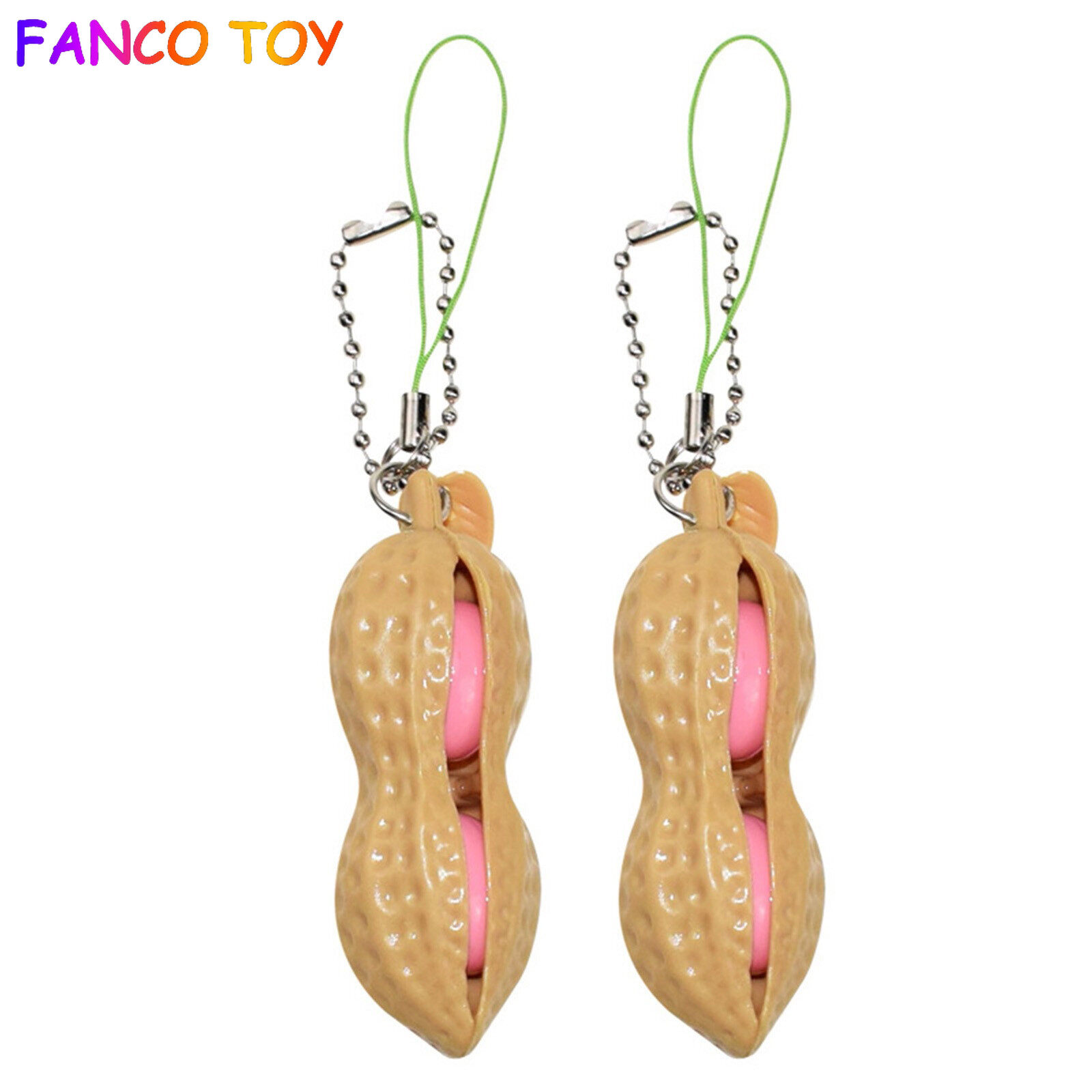 3 Món Đồ Chơi Pop It Fidget Móc Khóa Hình Đậu Phộng Dễ Thương Để Đồ Chơi Văn Phòng Cải Thiện Lo Lắng, Lúm Đồng Tiền Đơn Giản Cho Bé Trai Unisex Để Giảm Căng Thẳng