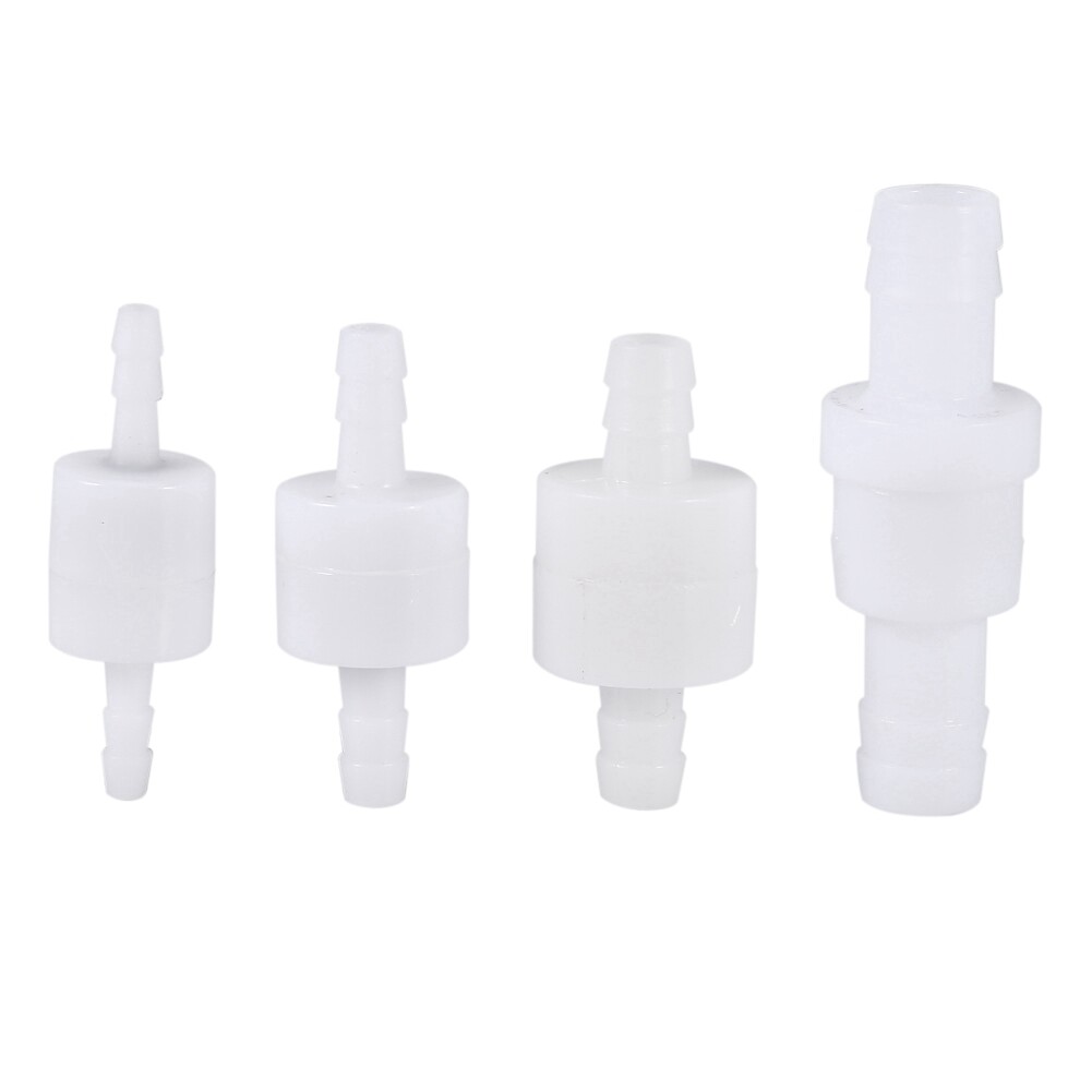 Plastic 1-Way Check Valve Inline Check Valve Plastic 4mm for Gas Air Water
