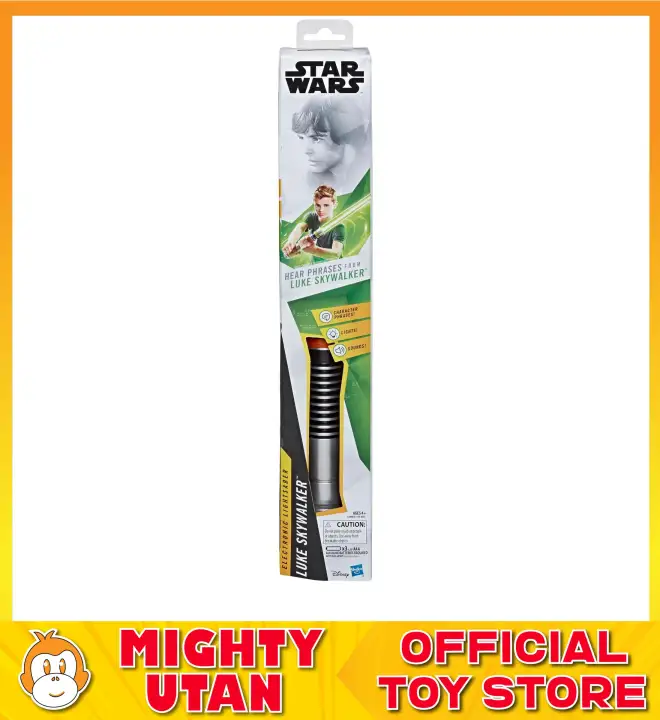 luke skywalker green lightsaber toy