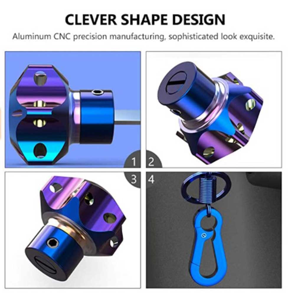 General Motorcycle Keychain CNC Modified Key Set Pentagonal Hexagonal Head Car Personality Creative Decoration Accessories