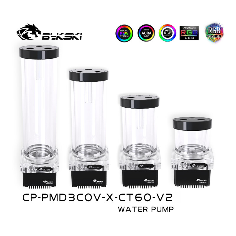Bykski PC Water Cooling Pump With Reservoir Combination With 5v RGB