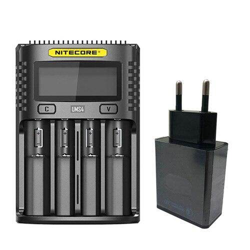 NITECORE UMS4 UMS2 Intelligent QC Fast Charging 4A Large Current Multi - Compatible USB Charger