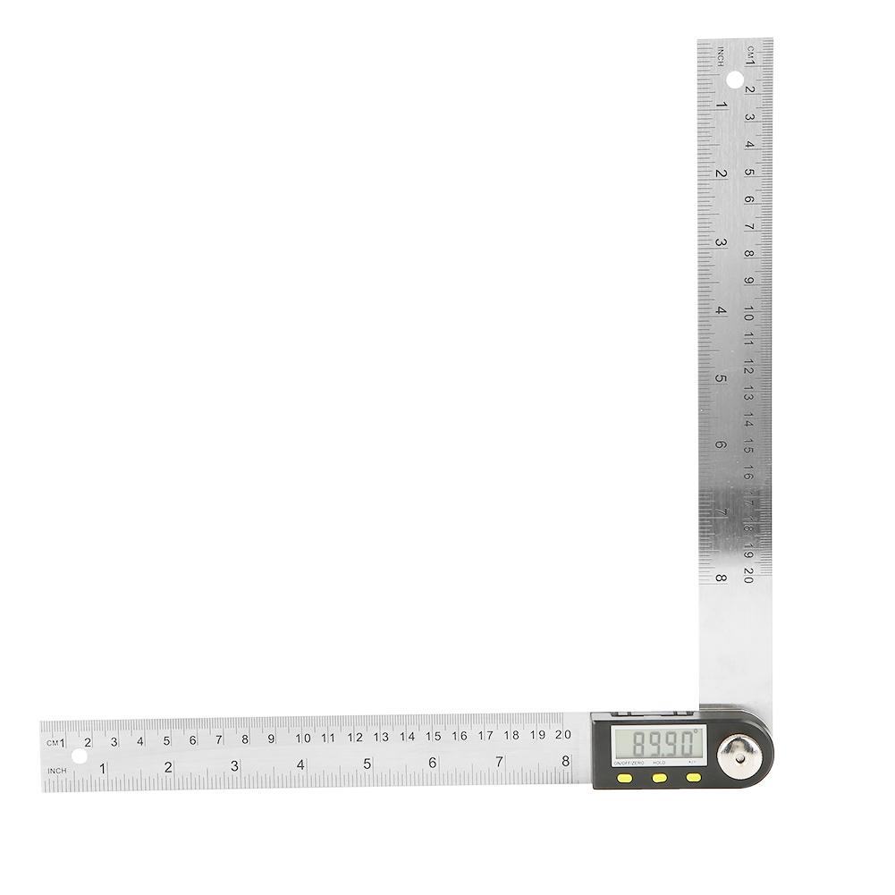 Protomate Ruler 【ลดสุดใจ 】Digital Protractor Ruler 0-200 สเตนเลสสตีลไม้วัดมุมไฟฟ้า ...