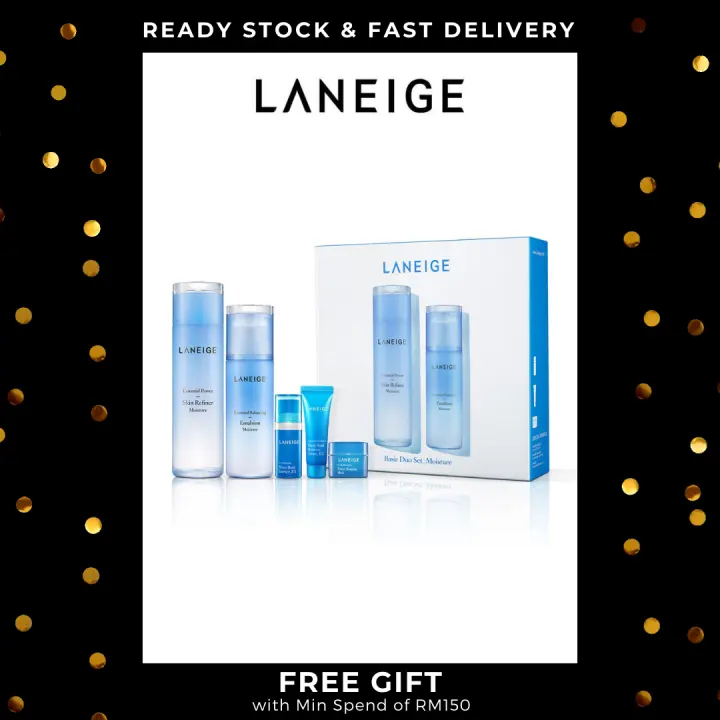 Laneige New Basic Duo Skincare Set Moisture 5 In 1 Lazada