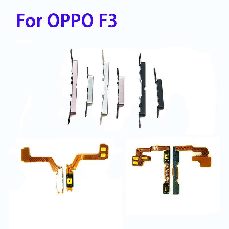 Volume Button Power Switch On Off Button Flex Cable For OPPO F3 Cable Replacement Parts