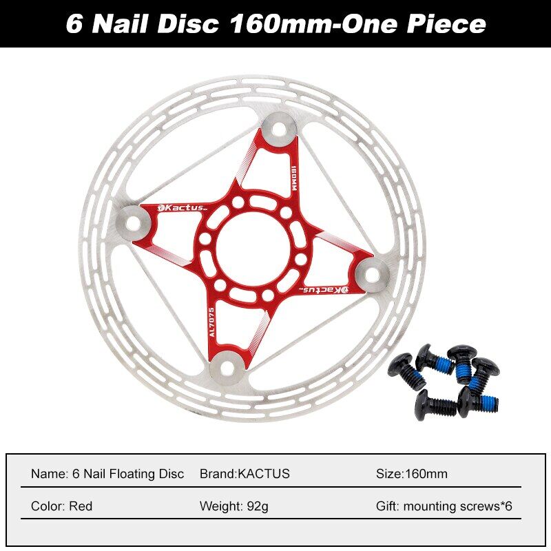 1Pcs Mountain Bike Brake Rotor Strong Heat Dissipation Floating Rotor 140Mm 160Mm MTB Disc Brake Pad For Bicycle Ultralight