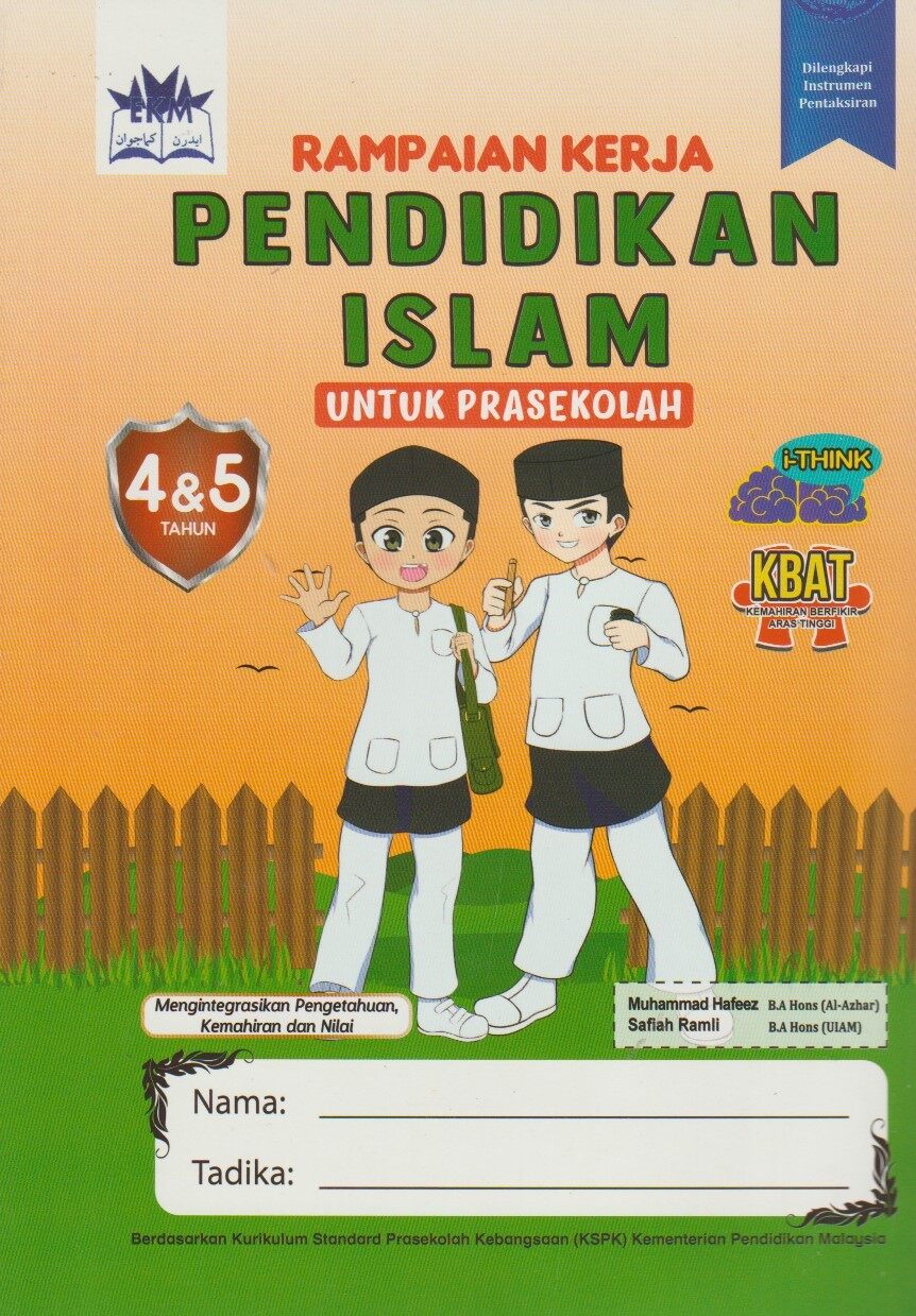 Fargoes: Rampaian Kerja Prasekolah 4&5 Tahun: Pendidikan Islam | Lazada