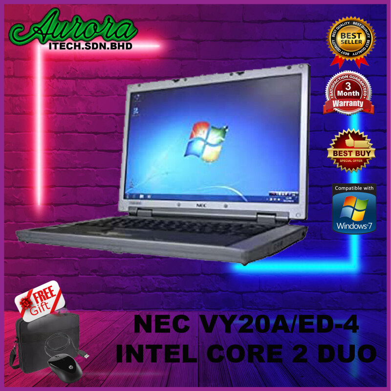 (REFURBISHED) NEC VY20A/ED-4 LAPTOP / CORE 2 DUO / 2GB RAM / 160GB HDD / WINDOW 7 PRO Malaysia