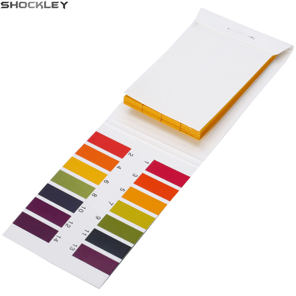 Shockley 80 PH Test Strips Litmus Test Paper Full Range 1-14 PH Acidic Alkaline Indicator Universal Full Range Strips Tester 80 Strips