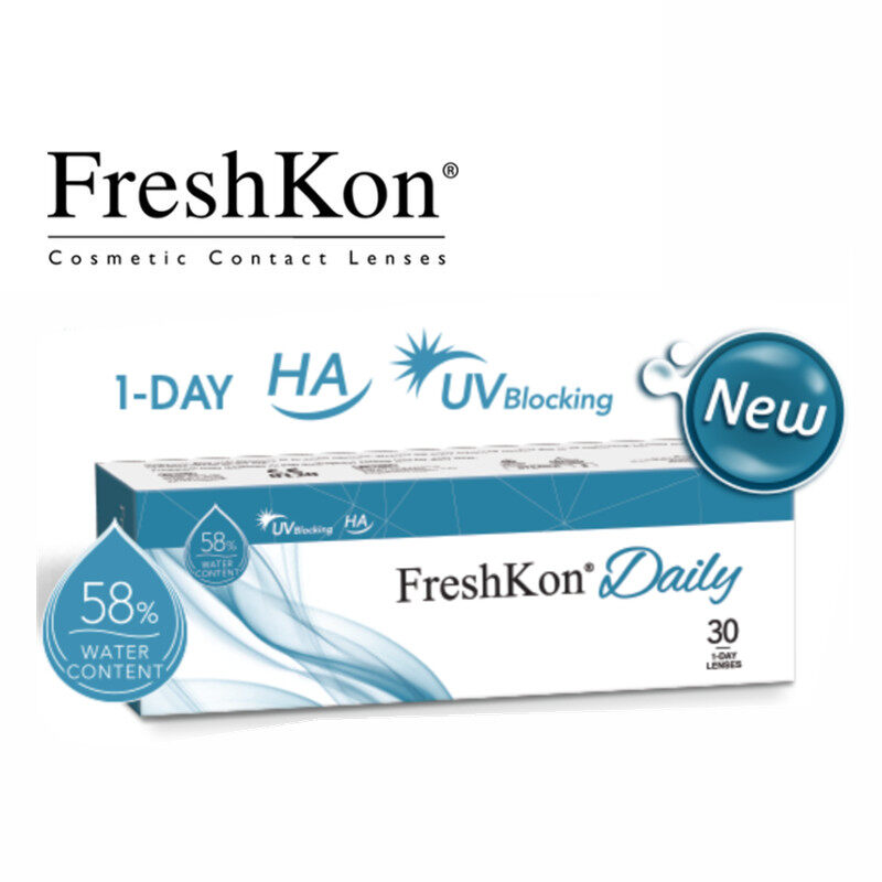 FreshKon Daily Disposable 30pcs 1 Day Contact Lenses