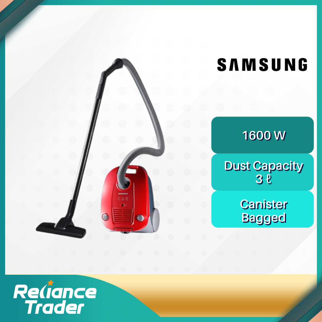 Samsung Canister Bagged with Easy Dust Blowing function, 320W