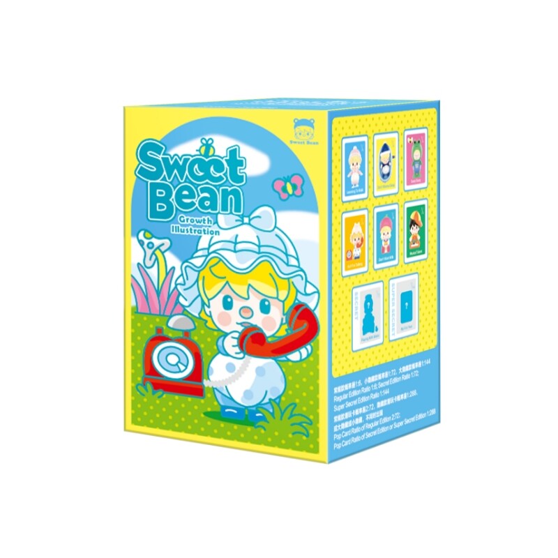 POP MART Sweet Bean Growth Illustration Series Figures Blind Box
