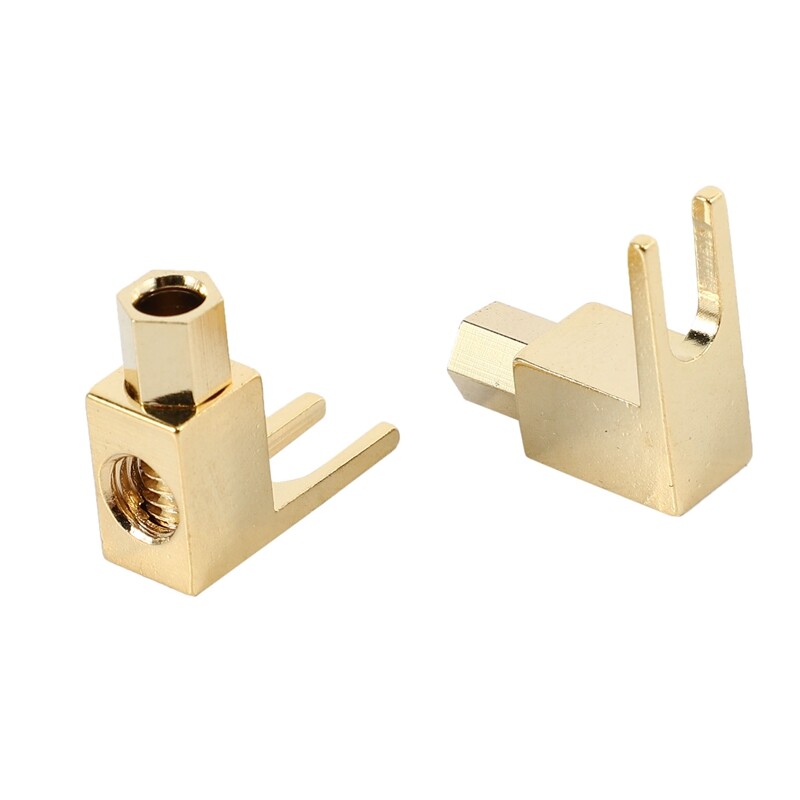 8 pcs total Hi-end Banana to Spade Adapter Plug/Speaker Cable Connector [Wy-yp01-8/Spade De L/8]