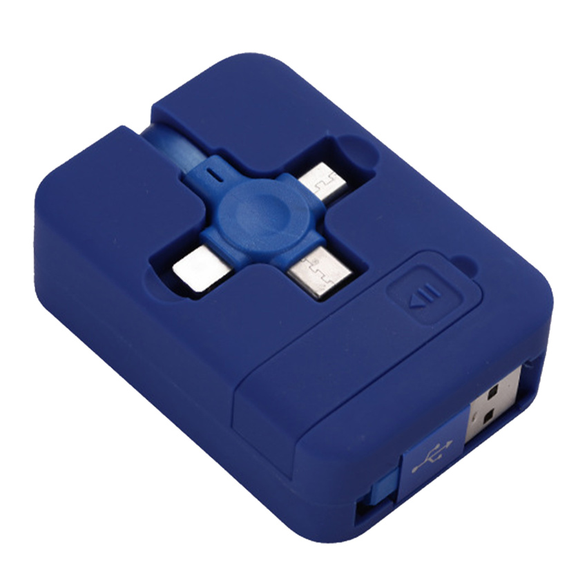 Home Telescopic Storage Bracket Three-In-One Charging Cable, Data Transmission Data Cable