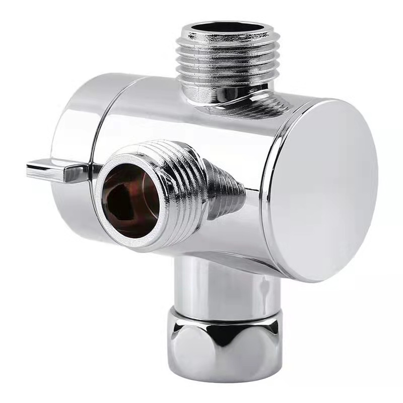 KS 3 Way Bathroom Shower Arm Diverter Valve Universal Handheld Shower Head Diverter Splitter Replacement Part