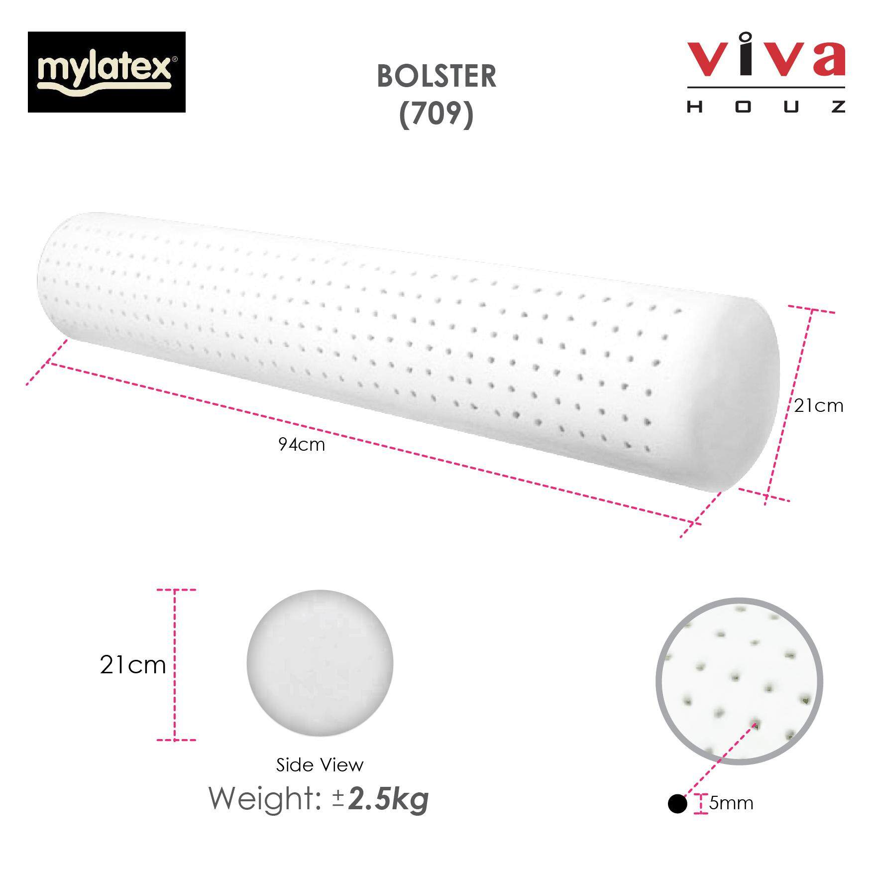 latex bolster pillow