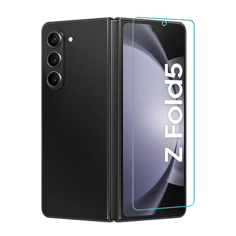 High-definition Transparent Anti-drop Anti-scratch Anti-fingerprint Tempered Glass Mobile Phone Screen Protector Compatible with Samsung Galaxy Z Fold 5 Flat Tempered Film