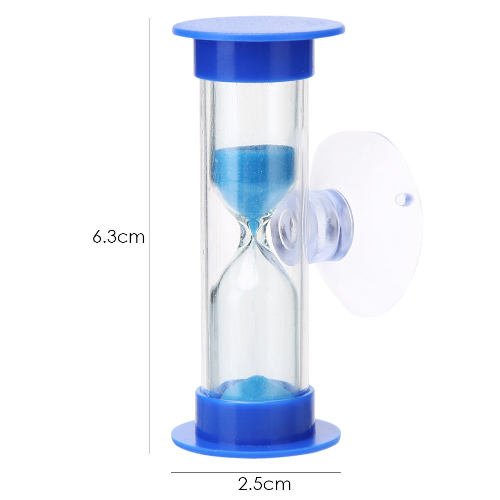 2min Hourglasses Children Teeth Brushing Timer with Suction Cup Home Decor