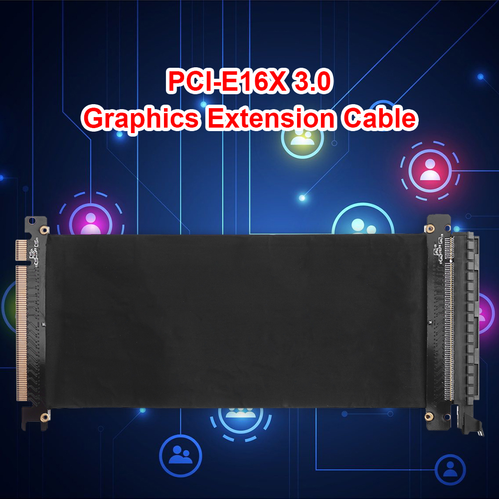 30cm PCI-E 16X Extension Cable Flexible PCI Express GPU Riser Connector