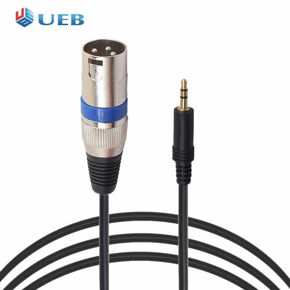 3m/9.84ft 3.5mm stereo male plug to 3 pin xlr male mic audio cable