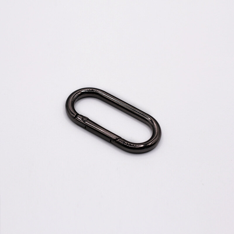 Backpack Buckle Zinc Alloy Coil Spring Luggage Buckle Hardware Egg Shape Spring Coil Buckle For Backpacks Oval Spring Buckle For Bags Bag Hardware Accessories Egg Buckle