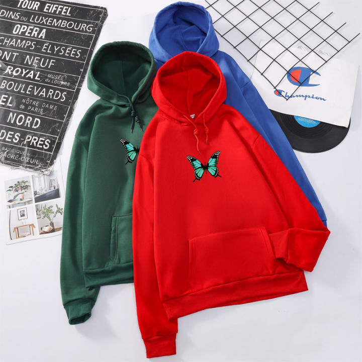 red aesthetic hoodie