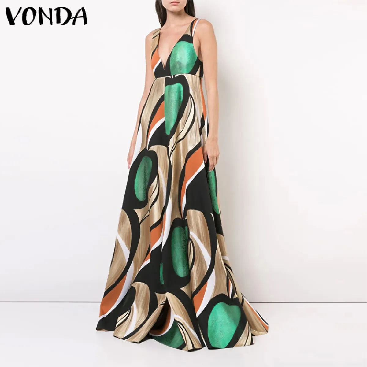 printed long dresses formal