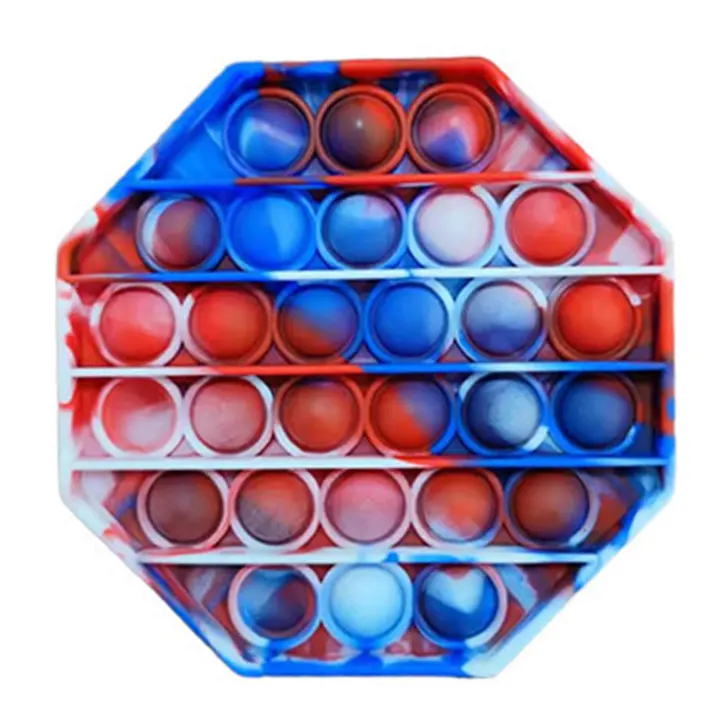 red pop it fidget toy