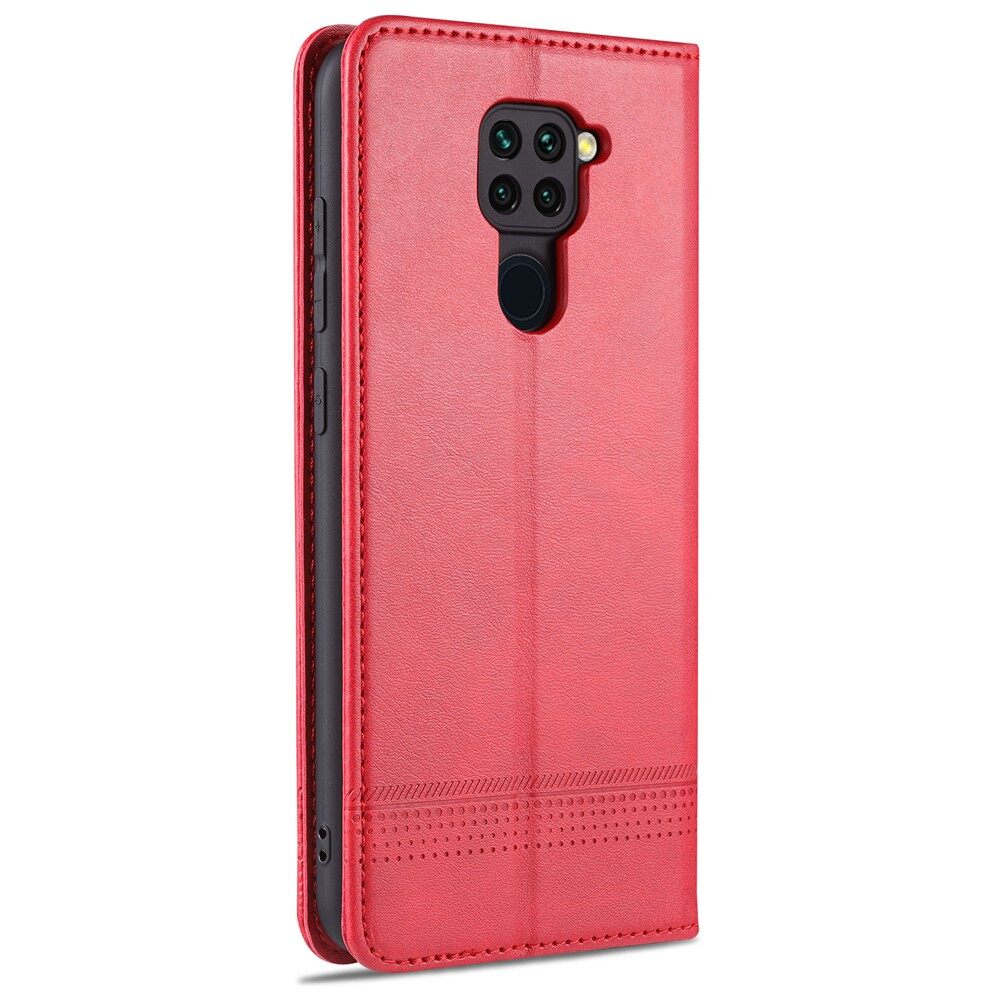 Ốp Gập Redmi Note Dành Cho Xiaomi Chất Liệu Da PU 9/Note 9S/Note 9 Pro/Note 9 Pro Max/Redmi 10X(4G)/Redmi 10X(5G) Ốp Bọc Ví Có Khe Đựng Thẻ Đứng