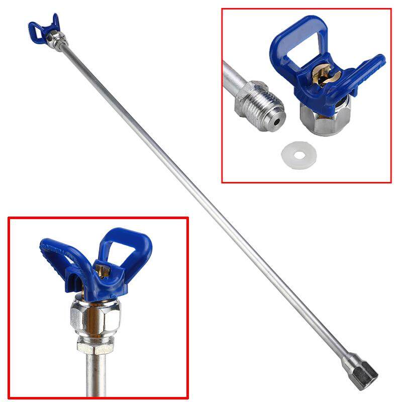75cm Máy Phun Nối Dài Cần Không Cần Không Khí Phun Sơn Đầu Nối Dài Cực Thanh Hợp Kim Nhôm Dụng Cụ Cho Máy Phun + Chân Đế