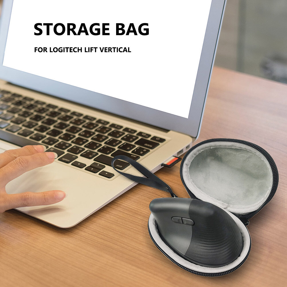 Storage Bag Carring Mouse Protective Cover Mice Hard Case Pouch Box Travel Accessories for Logitech MX Vertical/Lift Vertical