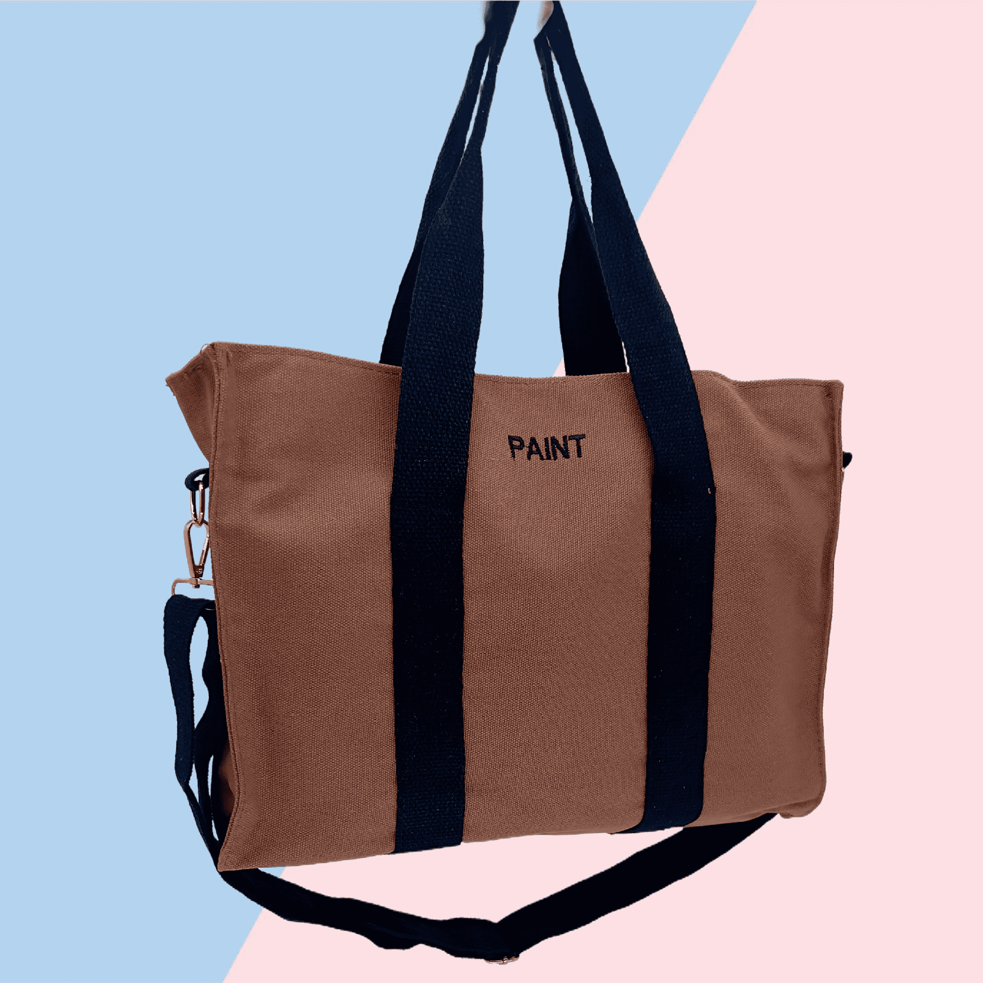Tote Bag Canvas One-Shoulder Bag A4 Briefcase Female Office Bag Meeting Discussion Bag Zipper Commuter Bag
