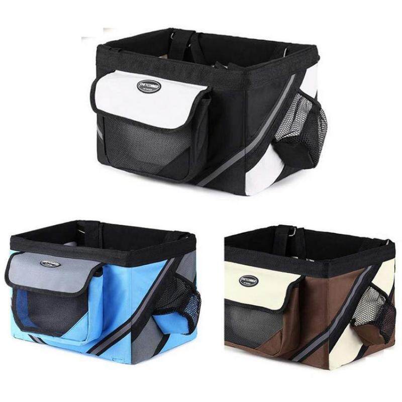 Giỏ Xe Đạp Xe Đạp Tay Cầm Giỏ Trước Giỏ Nhỏ Cat Dog Carrier Cho Du Lịch Mua Sắm Màu Sắc Ngẫu Nhiên