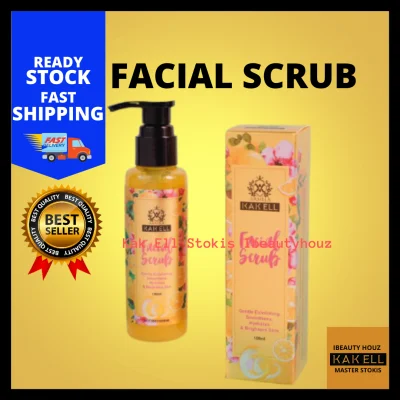 Kak Ell Facial Scrub Gel Gentle Exfoliating for Brightens Skin (100ml)