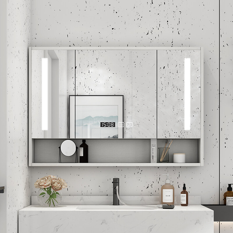 Smart Bathroom Mirror (Default white color）Wallmounted