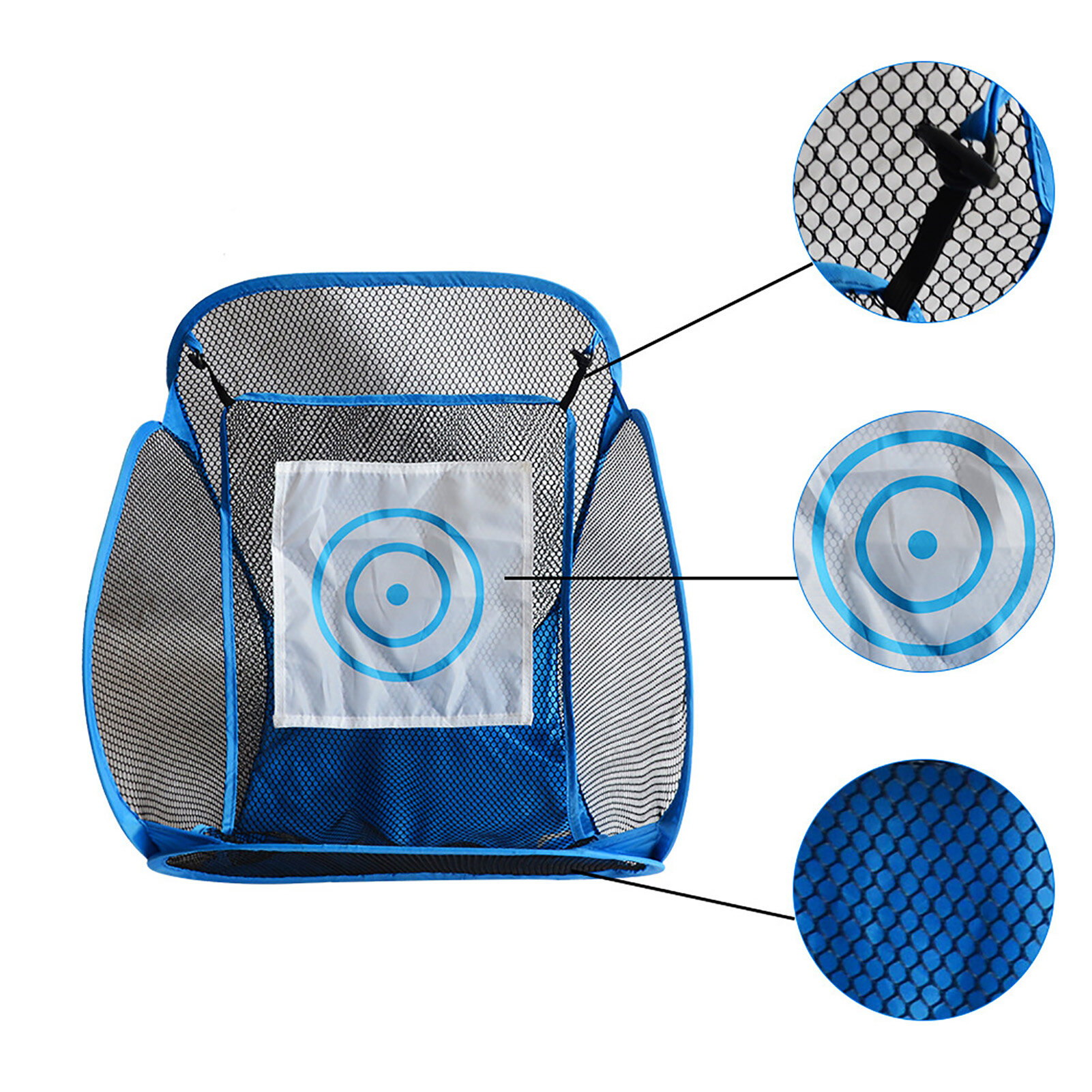 Honrane（Ready Stock） Golf Portable Folding Net Backyard Accuracy Swing Cutting Rod Training Tool