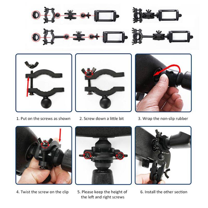 Car Phone Holder Adjustable Rear View Mirror Mount Stand for Mobile Phone GPS Display Bracket Accessories