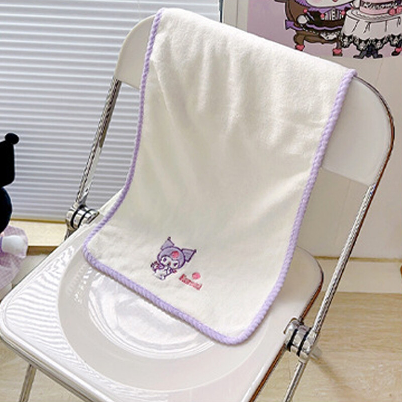 Sanrio Coral Fleece Kulomi Towel Thickened Absorbent Quick Dry Hair Towel 干发帽 THA2887