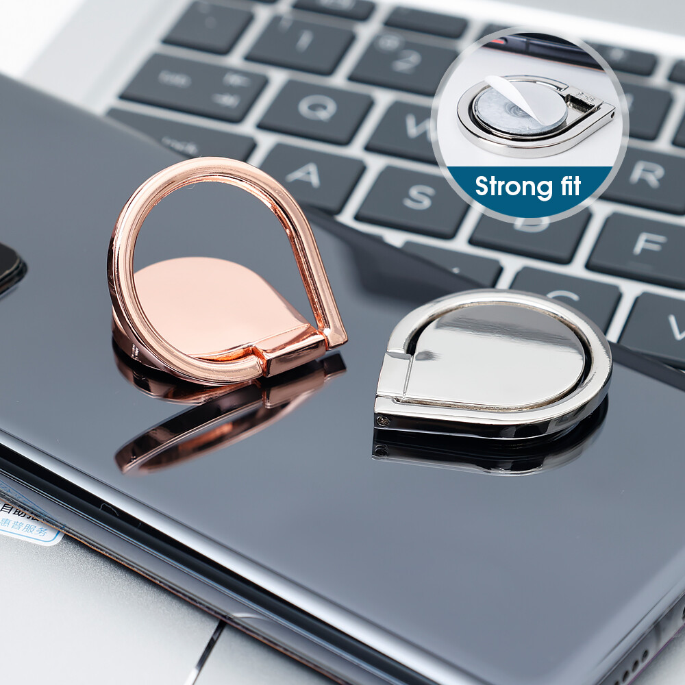 360° Mobile Phone Ring Bracket Drop-shaped Ring Mobile Phone Magnetic Suction Bracket Portable Car Mobile Phone Bracket Universal