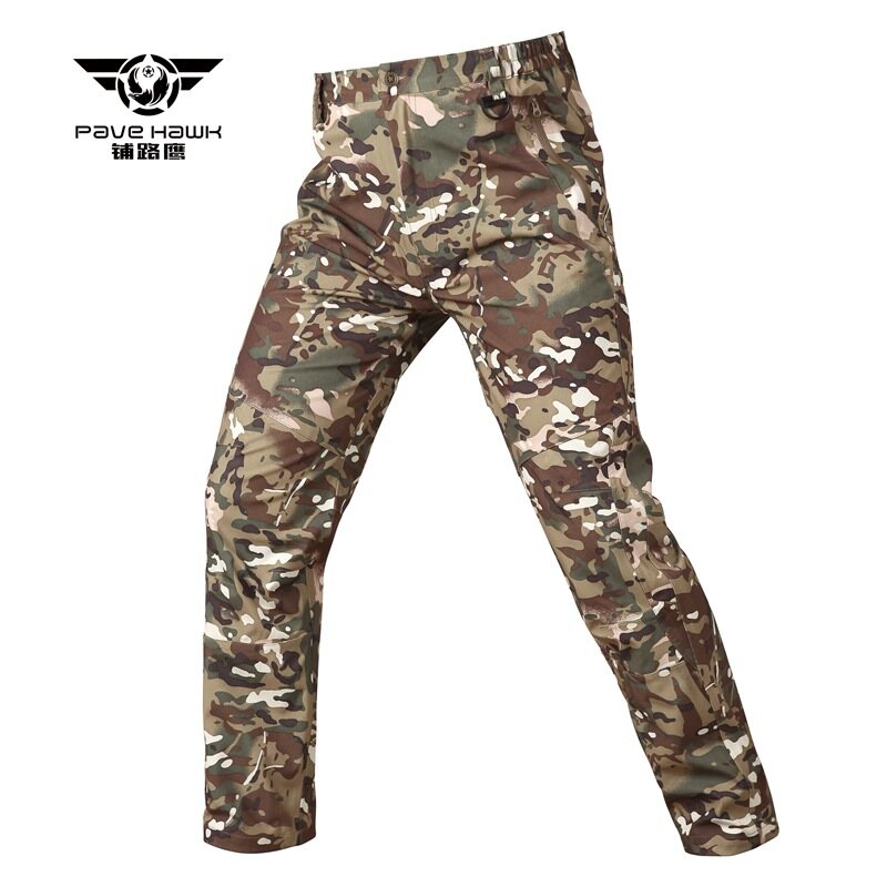 Pave Eagle Tactical Hard Shell Pants Camouflage Hard Shell Assault Pants Full-pressed Slim-fit Assault Pants PLY-43