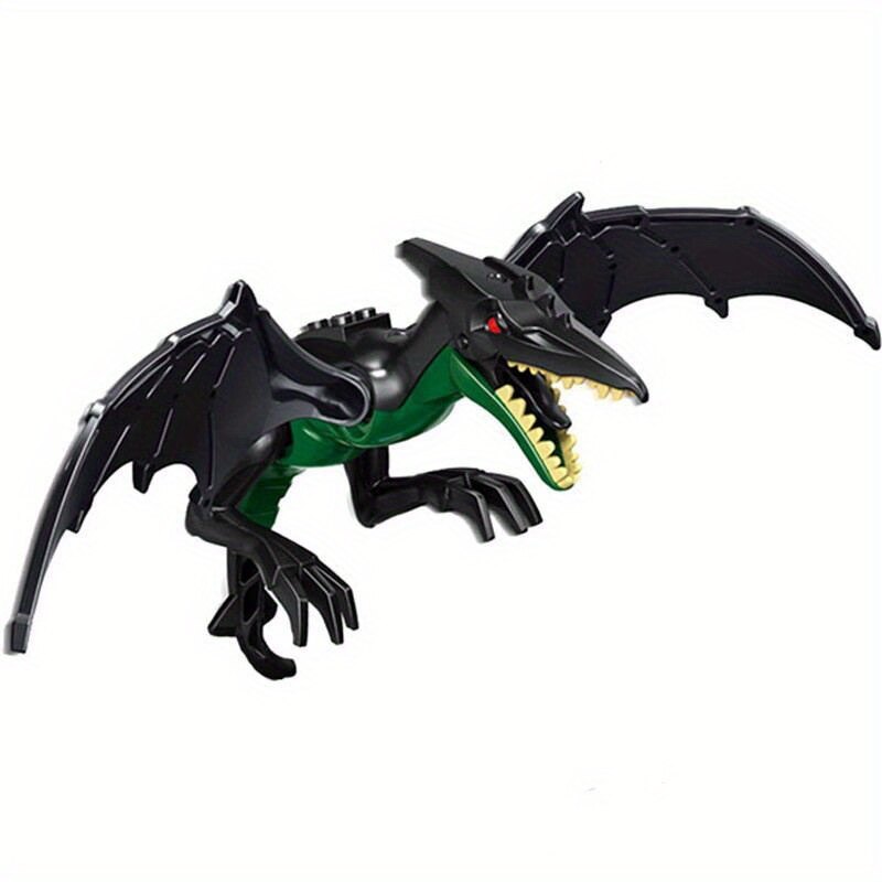 Khủng long đồ chơi xếp ghép hình, khủng long kỷ JuRa Tyrannosaurus Rex Cánh Rồng Velociraptor Tyrannosaurus Rex móng vuốt nặng Đồ chơi xếp ghép hình rồng