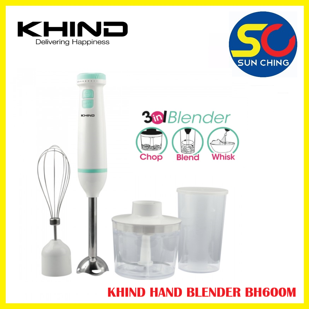 KHIND HAND BLENDER COLOUR MINT BH600M Lazada