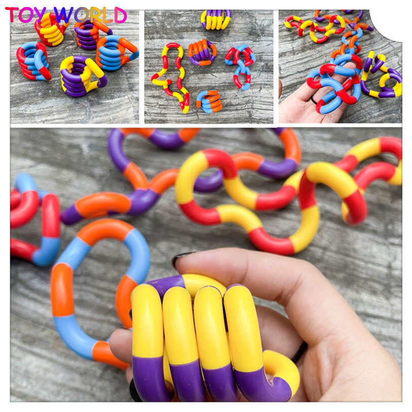 New Color Fidget Anti Stress Toy Twist Decompression Toy Deformation Rope Perfect For Stress Kids Play Toys Fidget